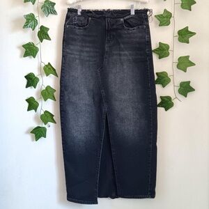 Wild Fable Black Denim Maxi Skirt